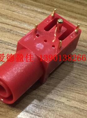 Amass 镀金90度4mmPCB插座 4mm 面板插座 测试接线端子 插头插座