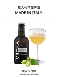 VIOLA维奥拉精酿意大利原瓶进口比安卡啤酒355ml*6