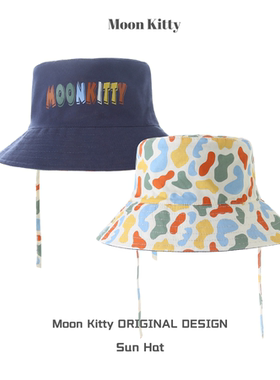 【油画系列】儿童渔夫帽双面戴防晒遮阳帽休闲太阳帽户外男女