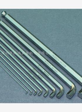 瑞士PB 2212L系列2 3 4 5 6 8MM 100°弯头短销头加长内六角扳手