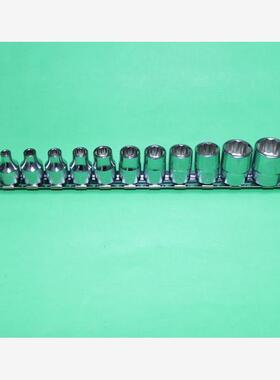 进口日本Koken工具 3/8方5-19mm11件公制12角梅花套筒 RS3405M/11