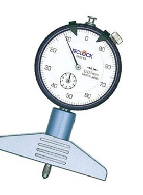 日本得乐TECLOCK针盘式深度计DM-213/厚度测量/精密测量