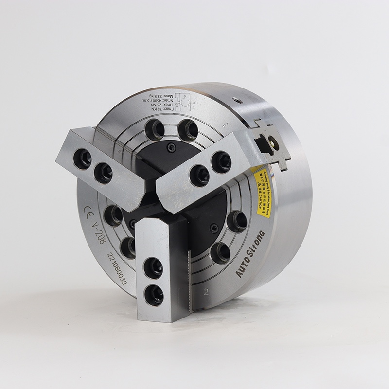 AUTO Strong台湾亿川夹头中实三爪夹头V-208液压夹头V-210夹头云