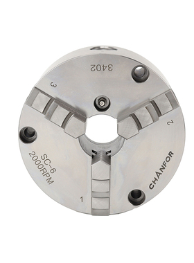 CHANFOR精密手动卡盘千鸿三爪卡盘台湾千岛技术合作品牌CHANDOX