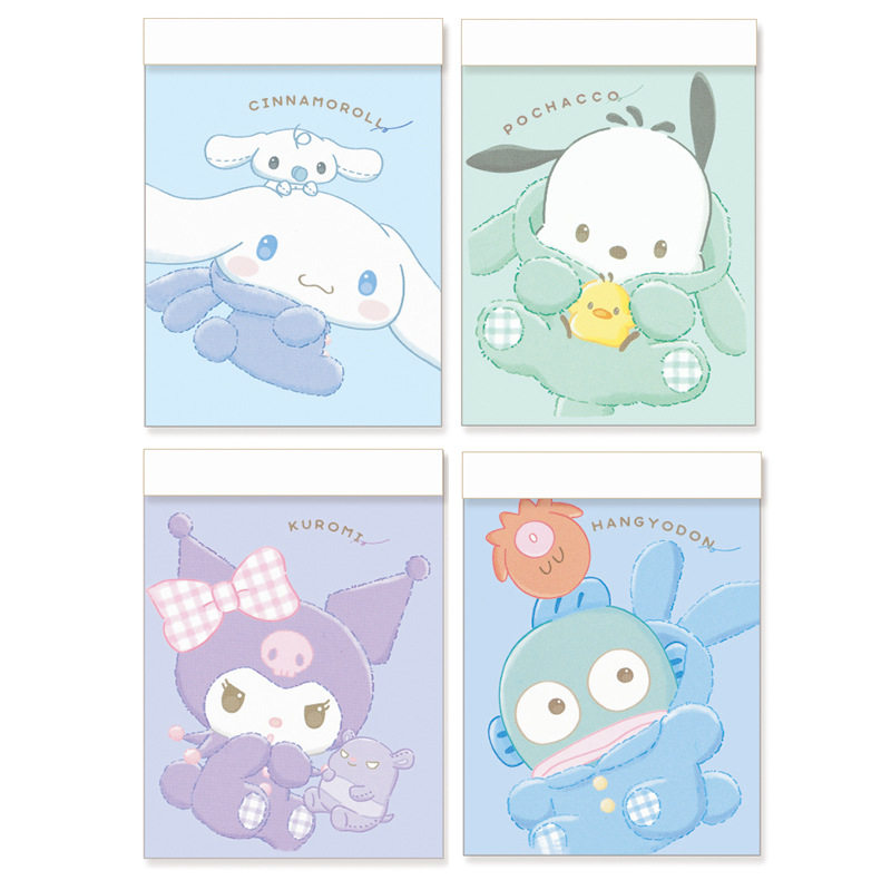 库洛米小白装扮人偶系列便签本美乐蒂高颜值便条纸学生记事本素材