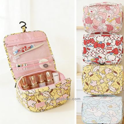 日系美乐蒂HelloKitty防水悬挂式洗漱包大容量化妆包多功能收纳包