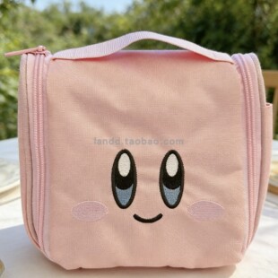 日韩星之卡比化妆包手提包多格层旅行收纳洗漱整理袋带挂钩便携