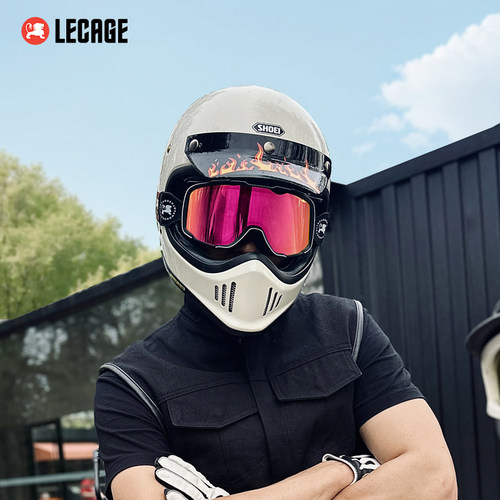 乐凯奇摩托车眼镜护目镜防风近视