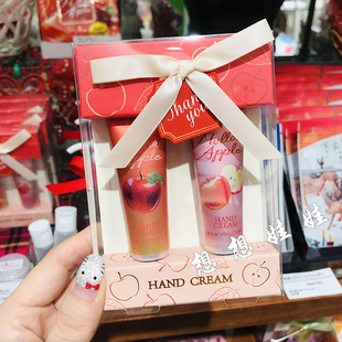 现货日本charley苹果香限定保湿 滋润补水防干裂护手霜礼盒套装