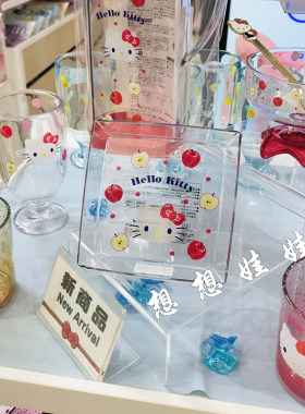 现货日本三丽鸥kitty美乐蒂玉桂狗库洛米树脂杯子甜品杯盘子餐具