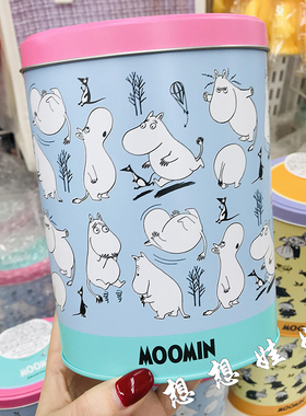 现货日本MOOMIN姆明GPP铁罐限定美肌舒缓疲劳保湿泡澡浴盐入浴剂