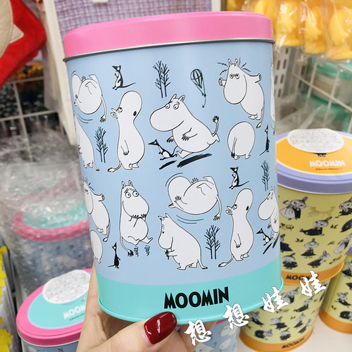 现货日本MOOMIN姆明GPP铁罐限定美肌舒缓疲劳保湿泡澡浴盐入浴剂