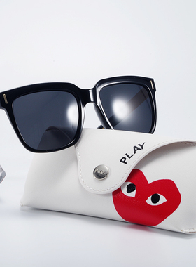 【特价】正品个性韩版川久play爱心近视偏光太阳镜墨镜方框近视框