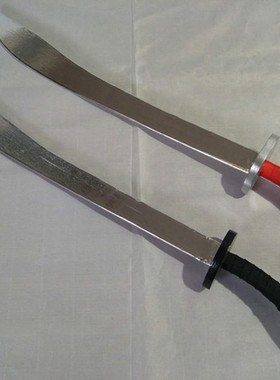 戏曲竹子单刀演出道具男女兵刀胚武生武旦男女单刀练功刀男女刀丕