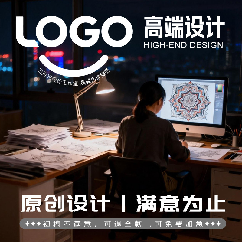 高端原创logo创意设计商标企业头像字体LOGO字母图标志lougou定制图片