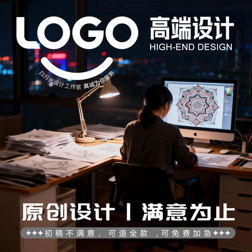高端原创logo创意设计商标企业头像字体LOGO字母图标志lougou定制