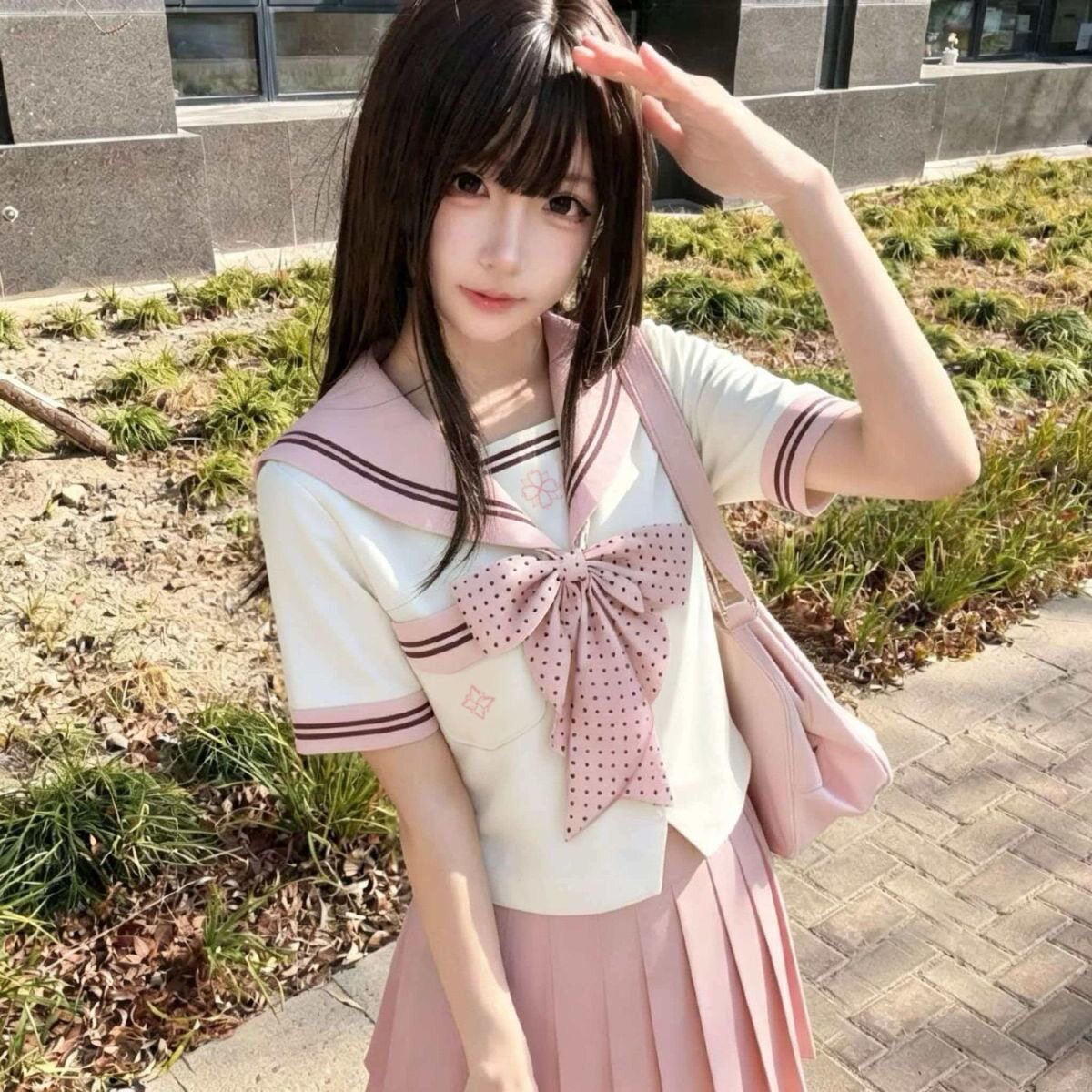 依然【樱花恋】原创jk水手服