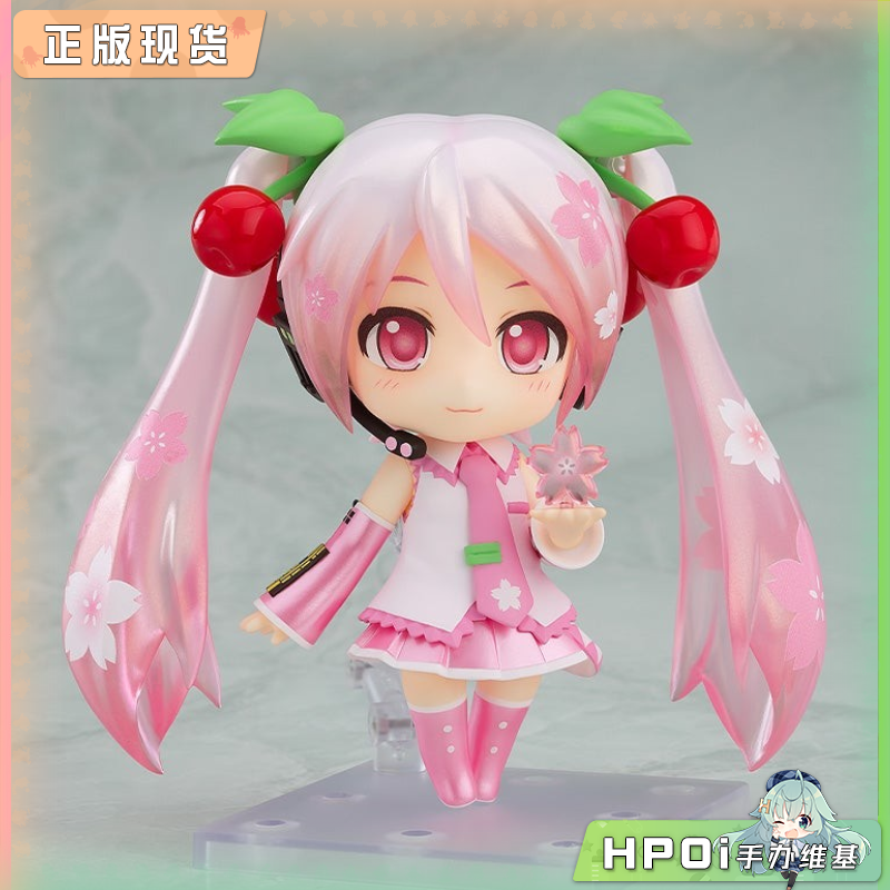 GSC 粘土人 V家 初音未来 樱花未来 2.0 可动 手办