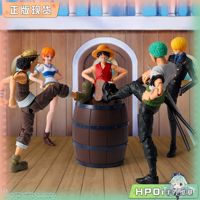 万代 航海王 shf 宴会套装 草帽一伙 包 配件 手办