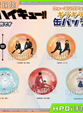 【Hpoi现货】PROOF 排球少年 热身运动 训练双人闪闪吧唧徽章周边