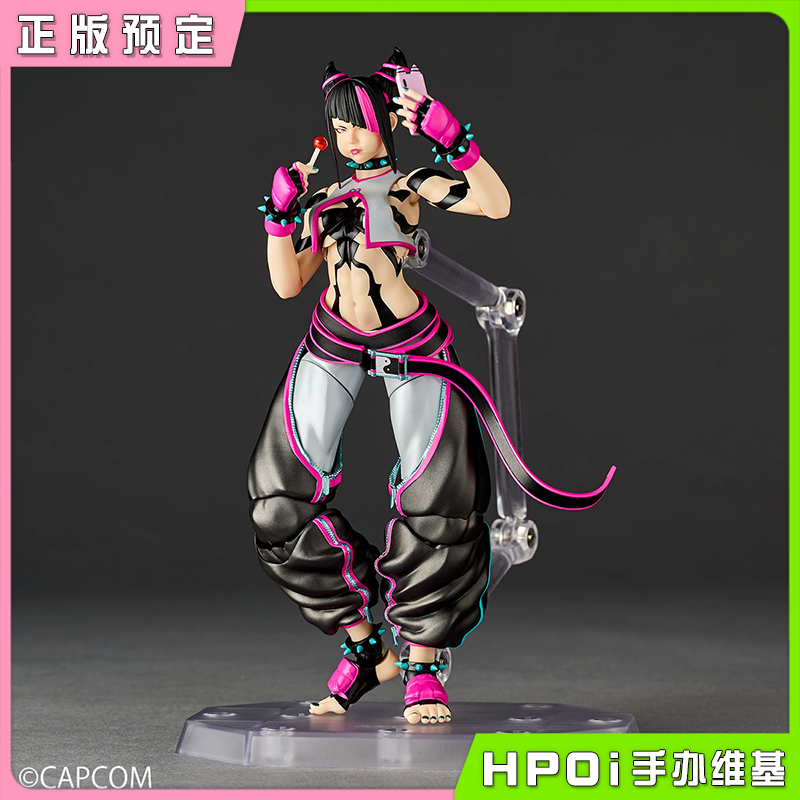 海洋堂街霸6韩蛛俐机娘可动手办