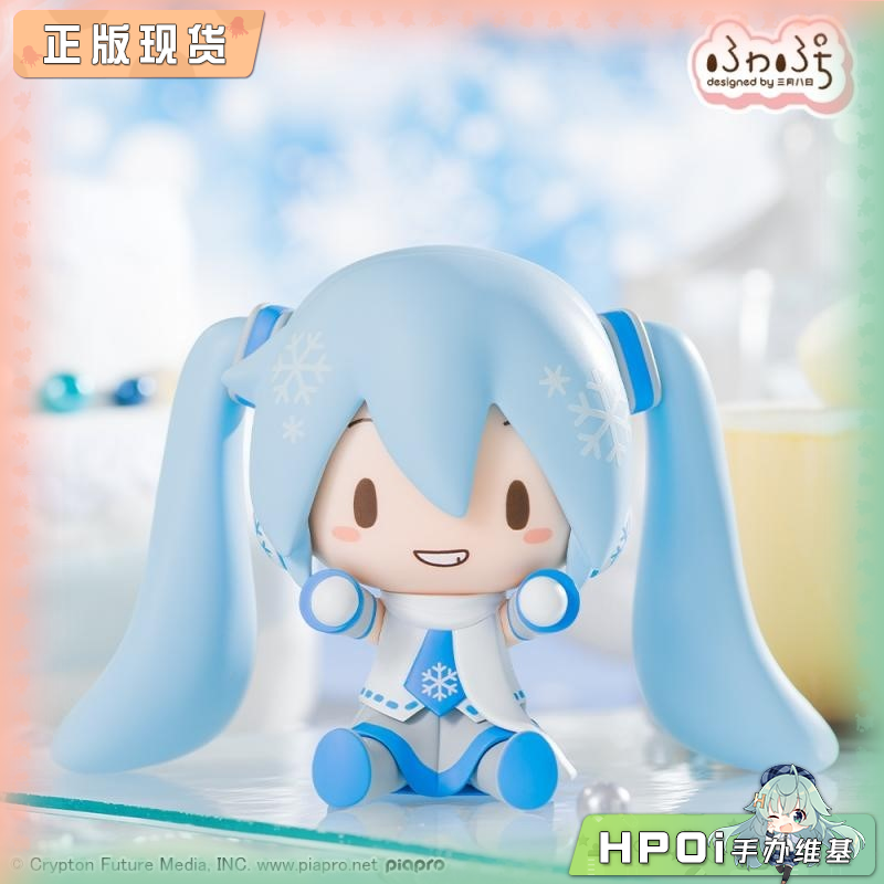 SEGA 世嘉 雪未来 初音未来 miku fufu坐姿 Q版 手办
