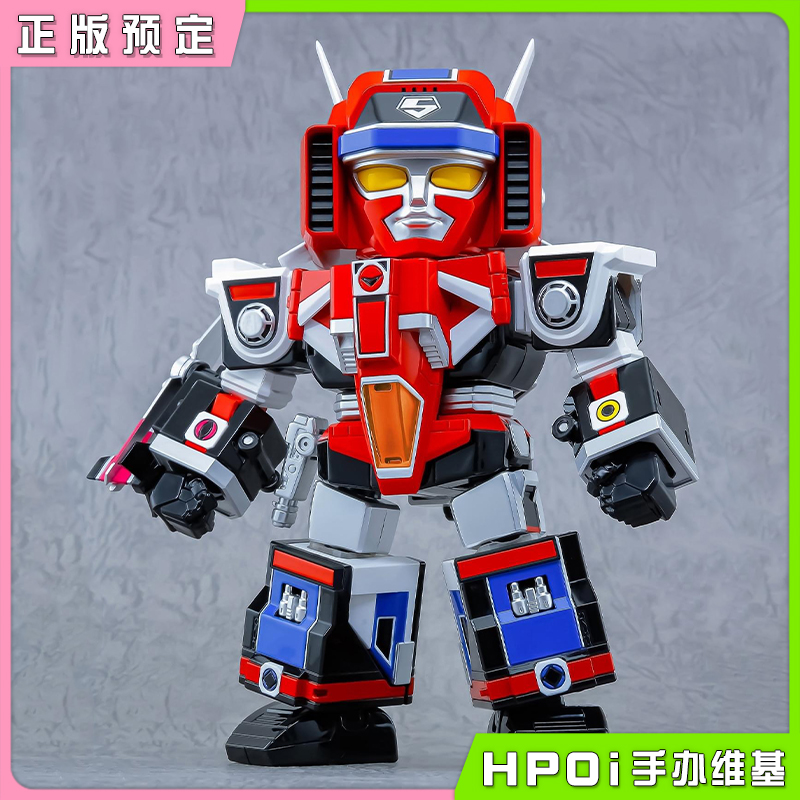 【hpoi预定】action toys es合金 光战队覆面人 五功斗士号 模型