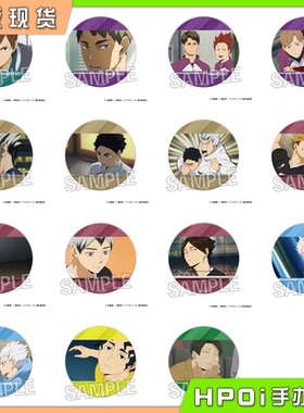 【Hpoi现货】PROOF 排球少年 TV截图场面写闪闪吧唧徽章 二 周边