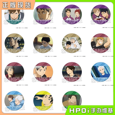 【Hpoi现货】PROOF 排球少年 TV截图场面写闪闪吧唧徽章 二 周边