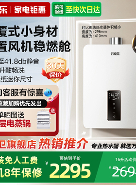 [玲珑]万家乐RS20小体积尺寸燃气热水器伺服恒温家用天然气静音电
