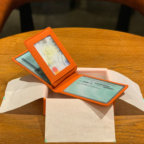 超薄二合一牛皮高档机动车驾驶证