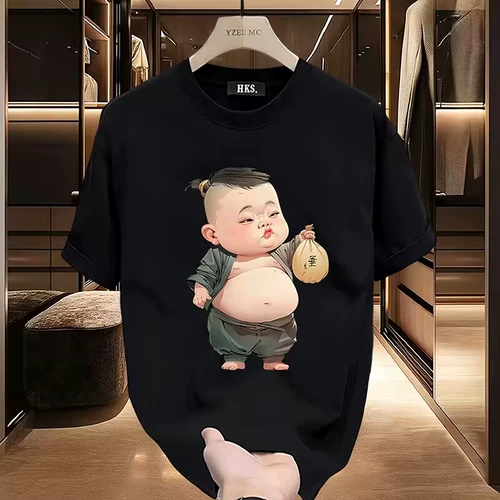 Tide, приятная телу футболка с коротким рукавом для отдыха, в американском стиле, оверсайз