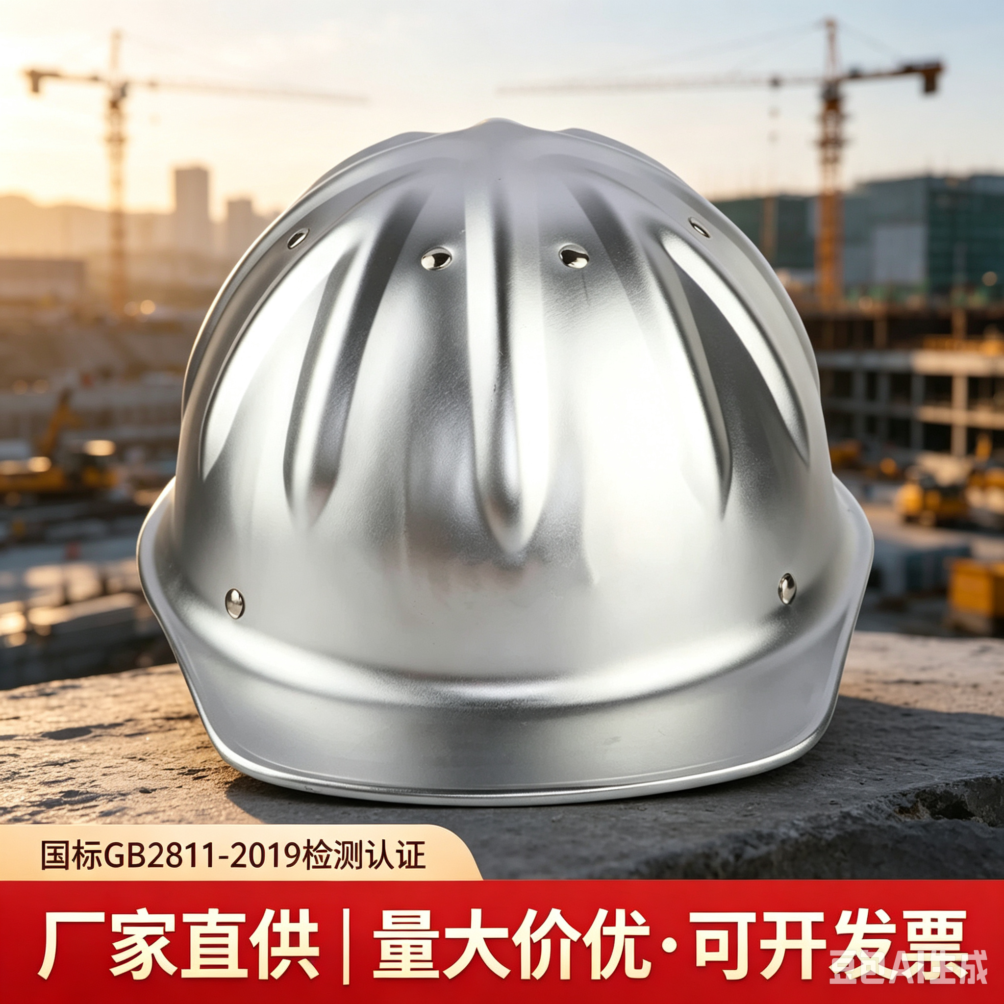 金童铝合金安全帽通过国家认证