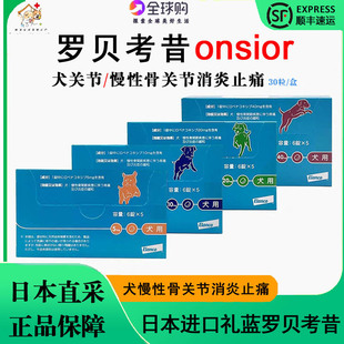 日本进口礼篮罗贝考昔狗狗慢性骨关节炎犬急性骨膜炎消炎止痛口服