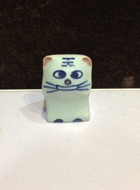 景德镇雕塑陶瓷大师手绘生肖虎