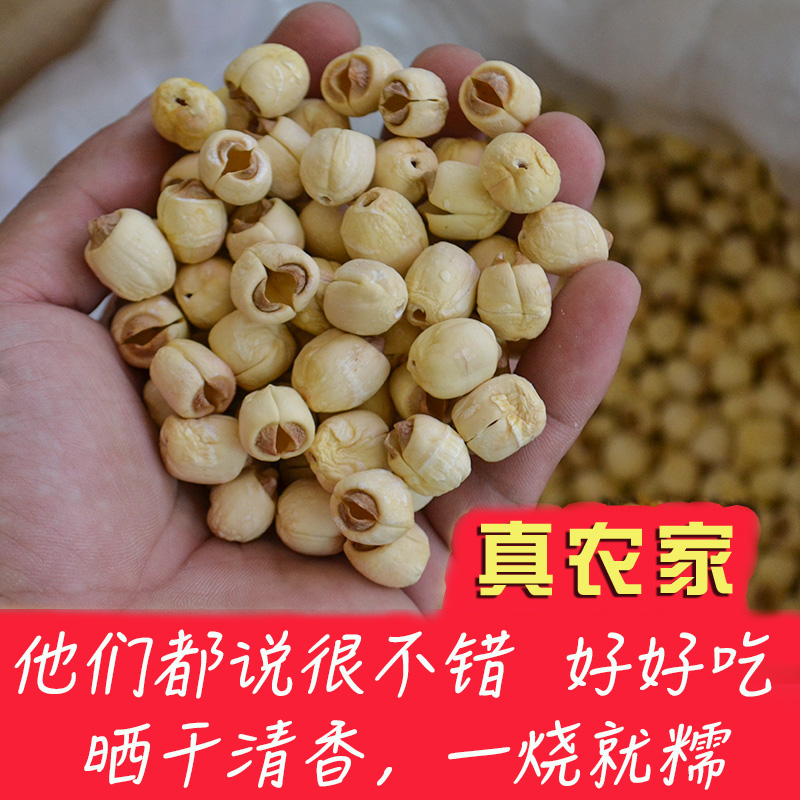 处州白莲通芯白皮莲子干货500g穿芯白莲子一烧即糯莲都土特产精选 粮油调味/速食/干货/烘焙 莲子 原图主图