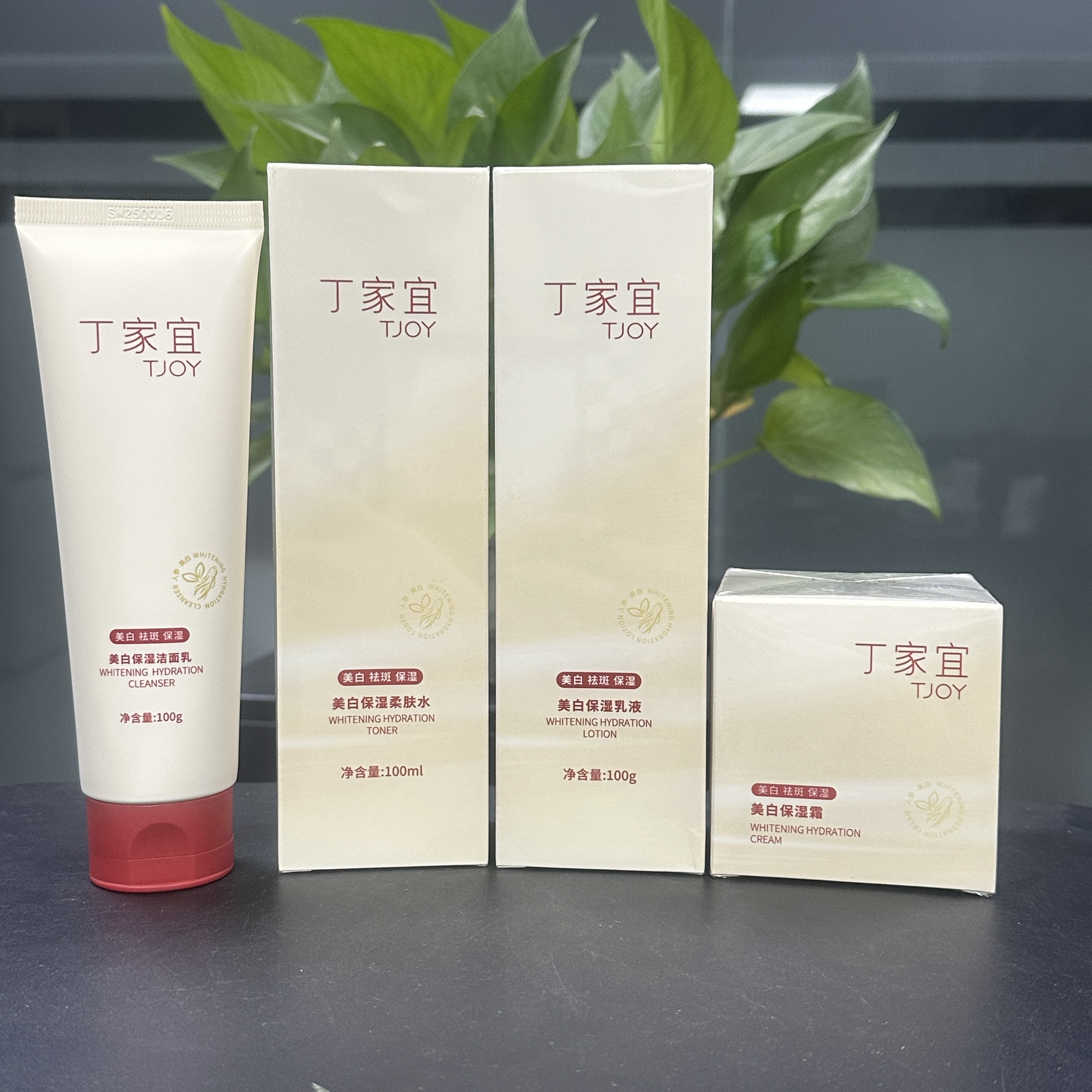 丁家宜美白补水滋润改善肌肤暗沉乳液专柜同款面部护理套装爆款