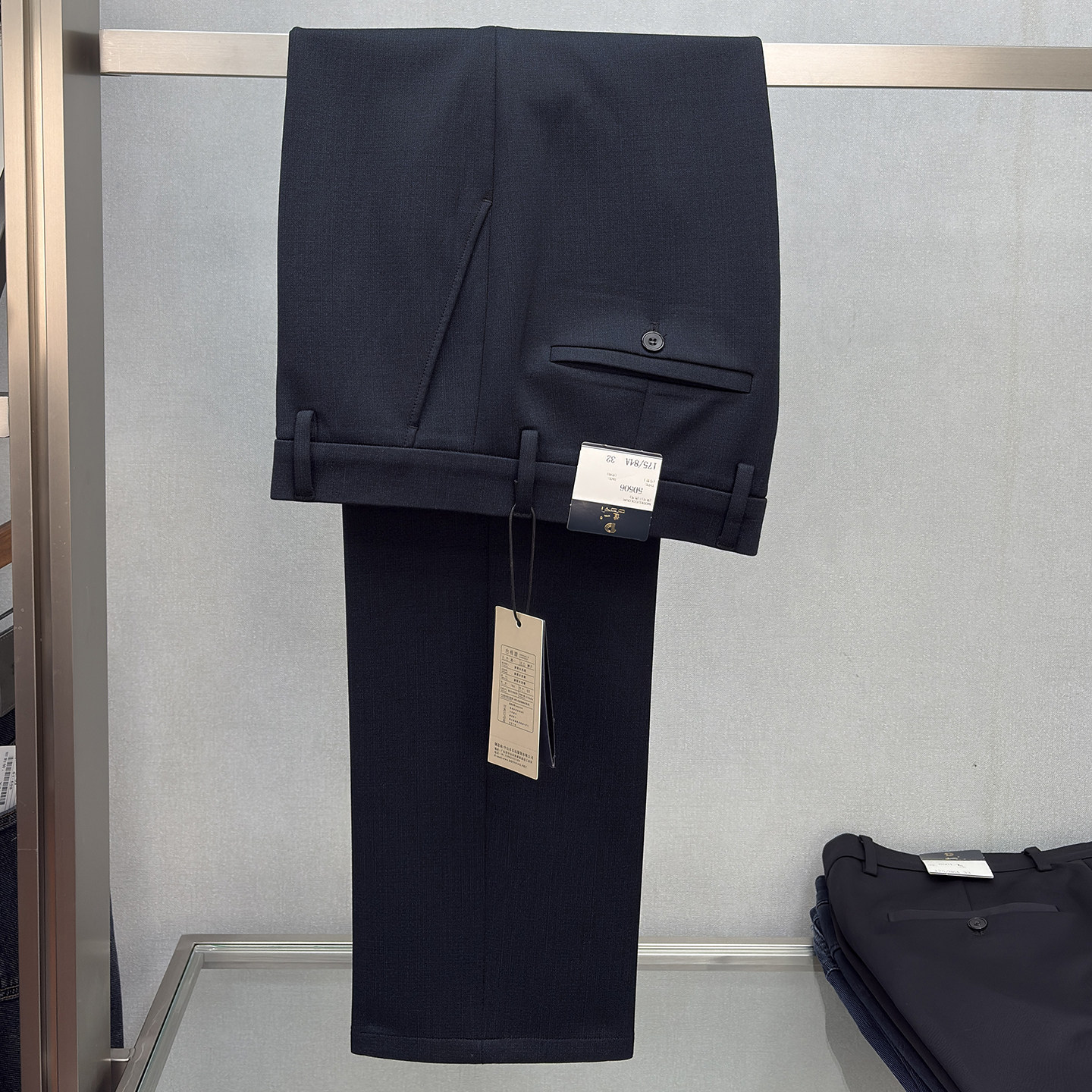 道一休闲裤高腰宽松弹力直筒裤男