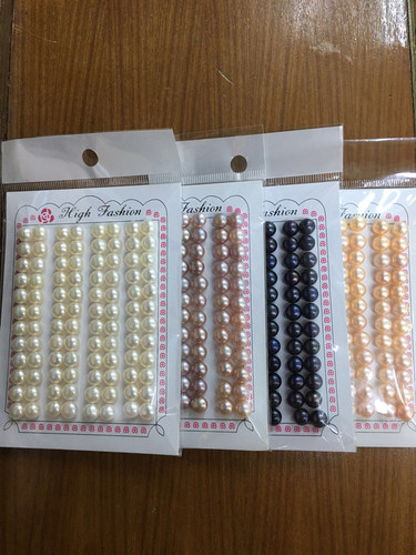 淡水珍珠贴片3-12mm半孔