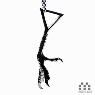 波兰暗黑品牌Macabre Gadgets 鸟爪项链设计感饰品朋克金属潮人