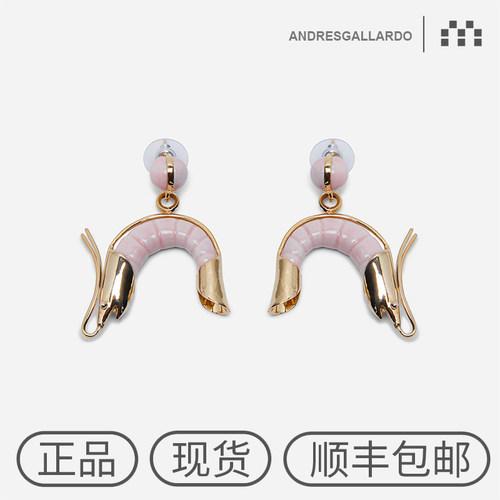 西班牙手工陶瓷耳钉潮流新品