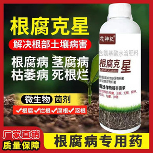 根腐克星净专用抑制剂根腐病特效药重茬净杀菌剂微生物菌剂叶面肥