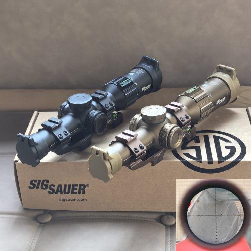 SIGSauer6倍Tango6t西格绍尔udl XM7速瞄准i器金属十字望远镜弹弓