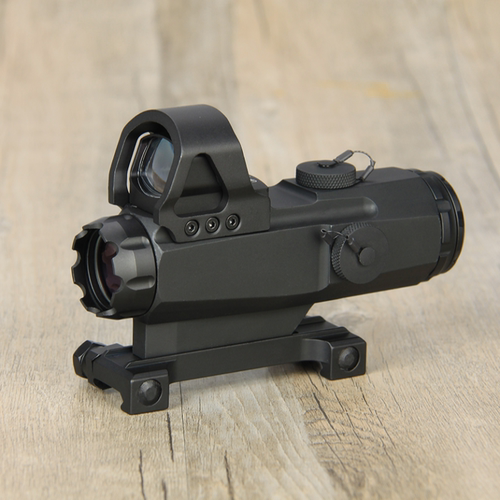 小海螺四倍速瞄ACOG真光纤高清十字精准望远镜模型器摆件弹弓备件