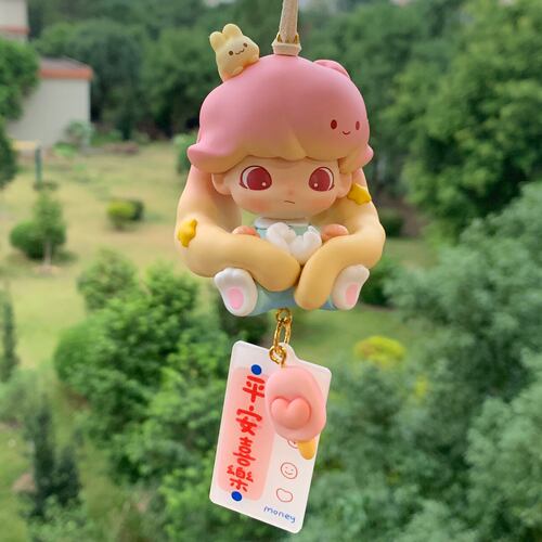 泡泡玛特DIMOO动物王国车挂