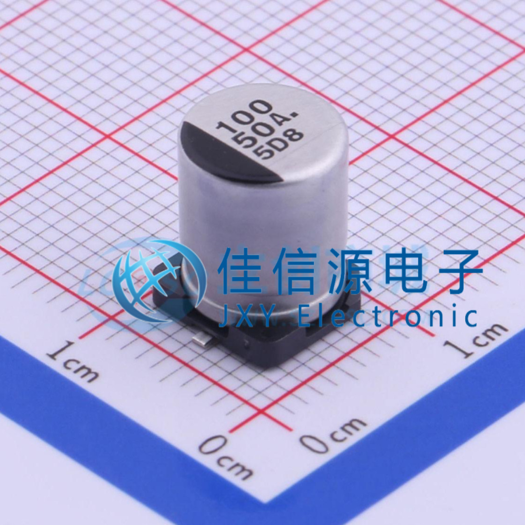 松下贴片电解电容 EEE1HA101UAP 8x10.2 100uF ±20% 50V