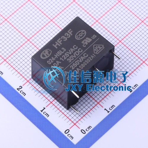 功率继电器      HF33F/024-HSL3   HF(宏发)