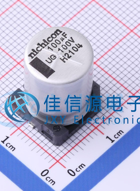 贴片电解电容 UUG2A101MNQ1MS 尼吉康 12.5x16 100uF 100V
