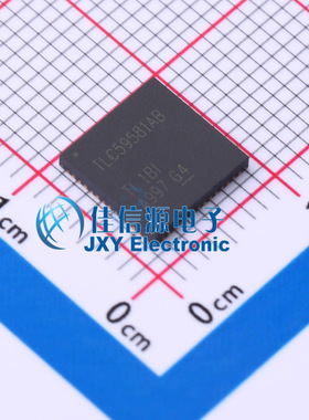 LED驱动     TLC59581RTQR  TI(德州仪器)  VFQFN-56-EP