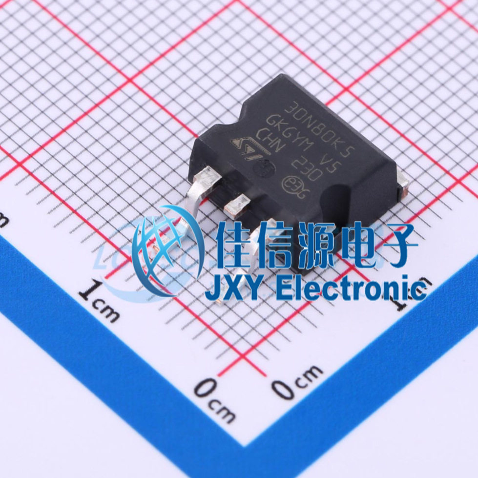 场效应管(MOSFET)       STB30N80K5  ST(意法半导体)  SMD